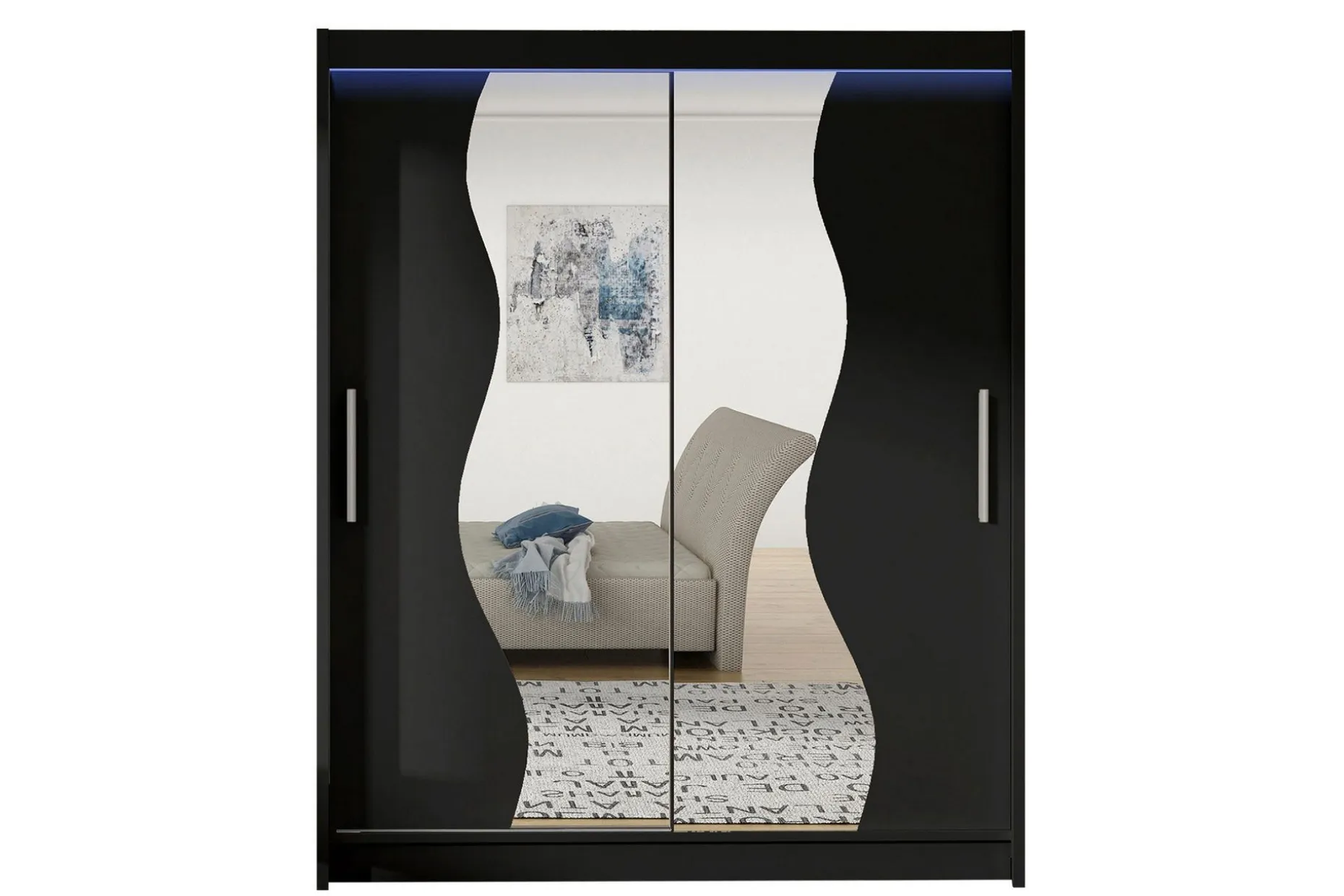 Leila Garderobe med Speil 150x200 cm