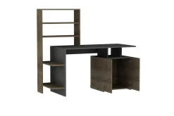 Leluard Skrivebord 146 cm med Oppbevaringshyller + Skap