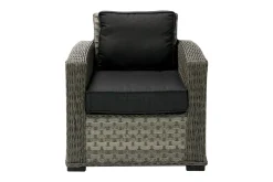 Lenestol GENEVA med pute 78x75x78cm grå