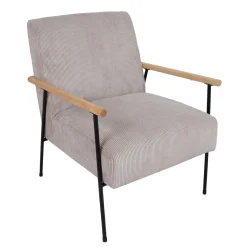 Lenestol HOME4YOU Jade 63x75,5x85,5 cm Gråbeige