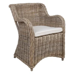 Lenestol HOME4YOU Katalina 62x62x83 cm naturlig rotting