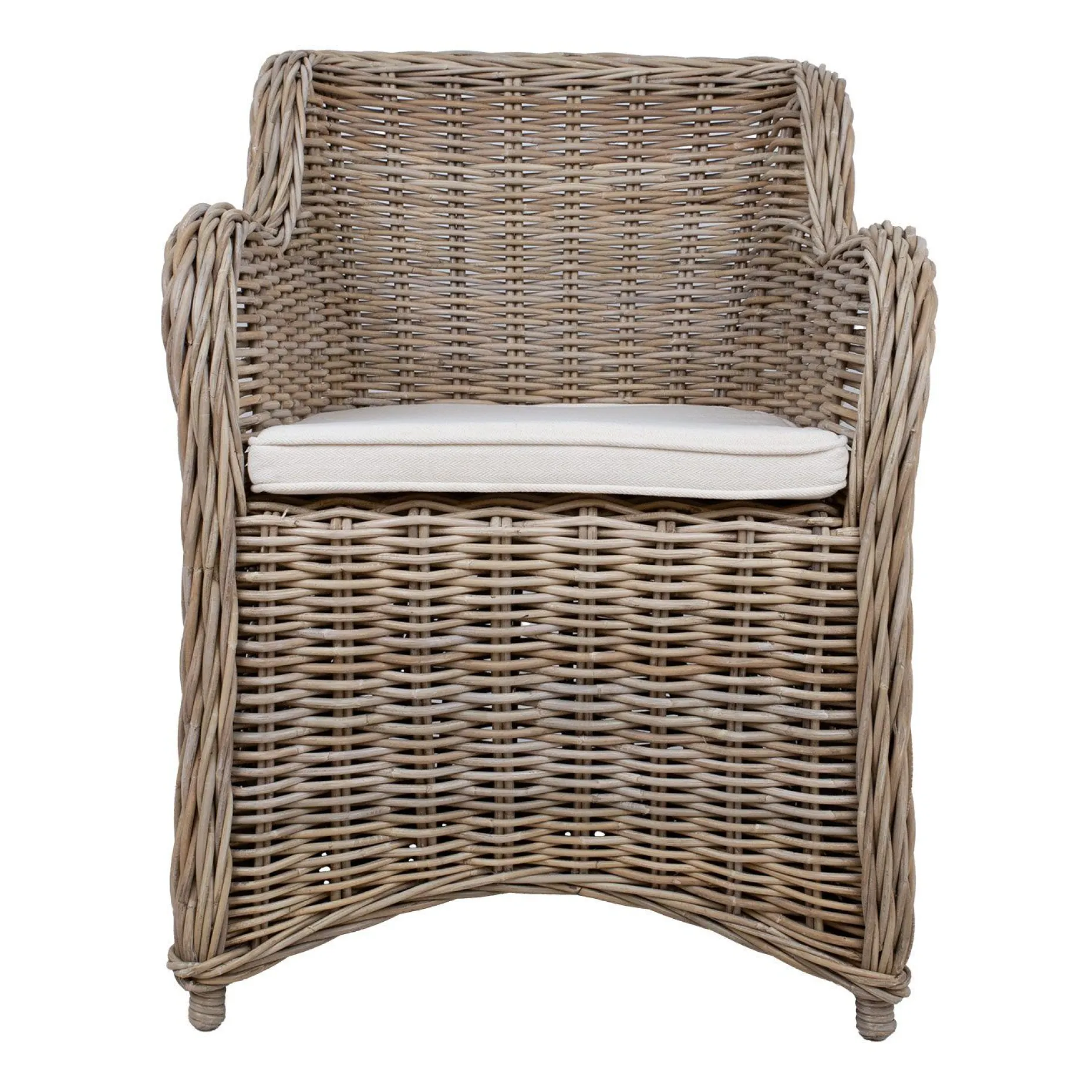 Lenestol HOME4YOU Katalina 62x62x83 cm naturlig rotting