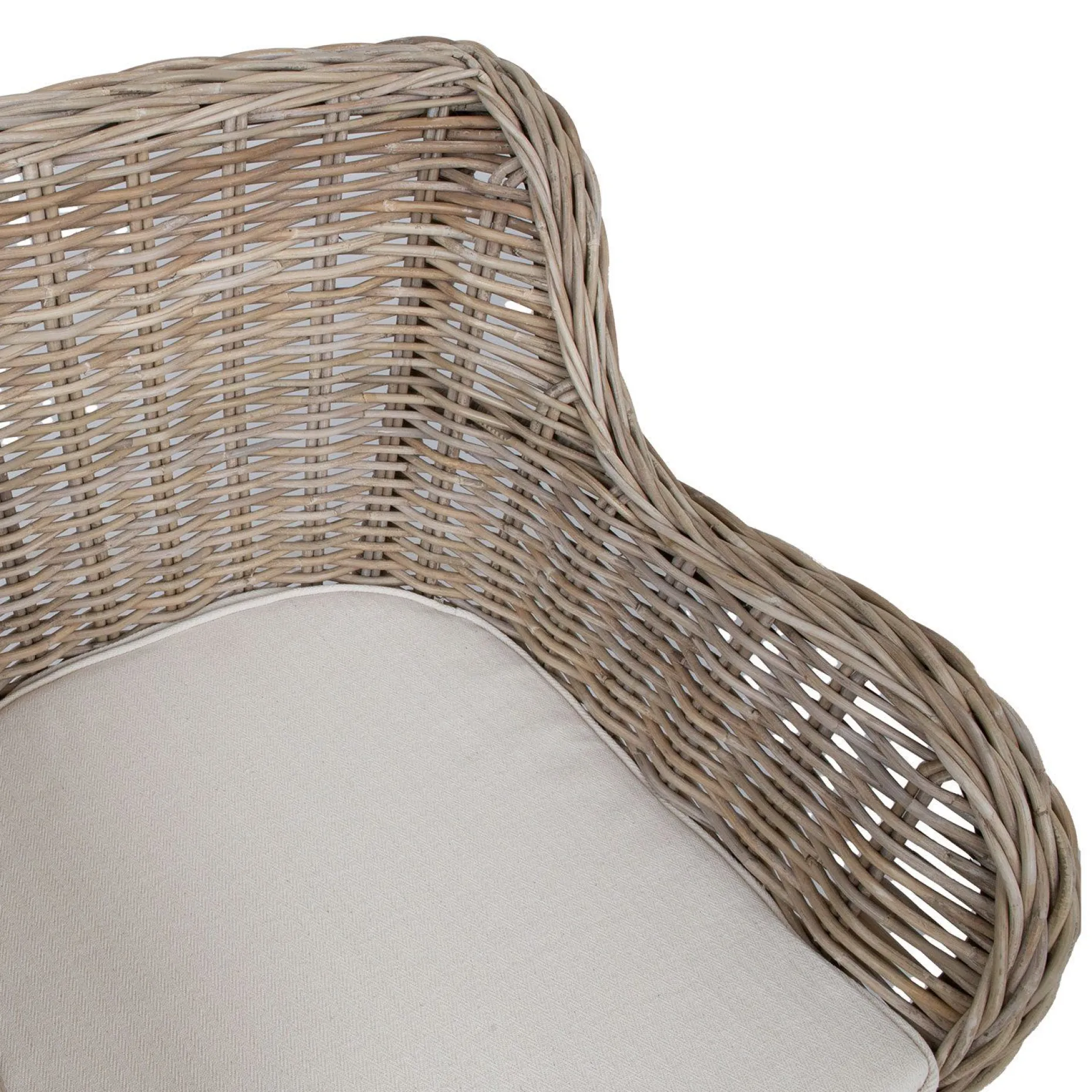 Lenestol HOME4YOU Katalina 62x62x83 cm naturlig rotting