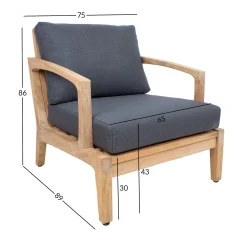 Lenestol HOME4YOU Maldive teak