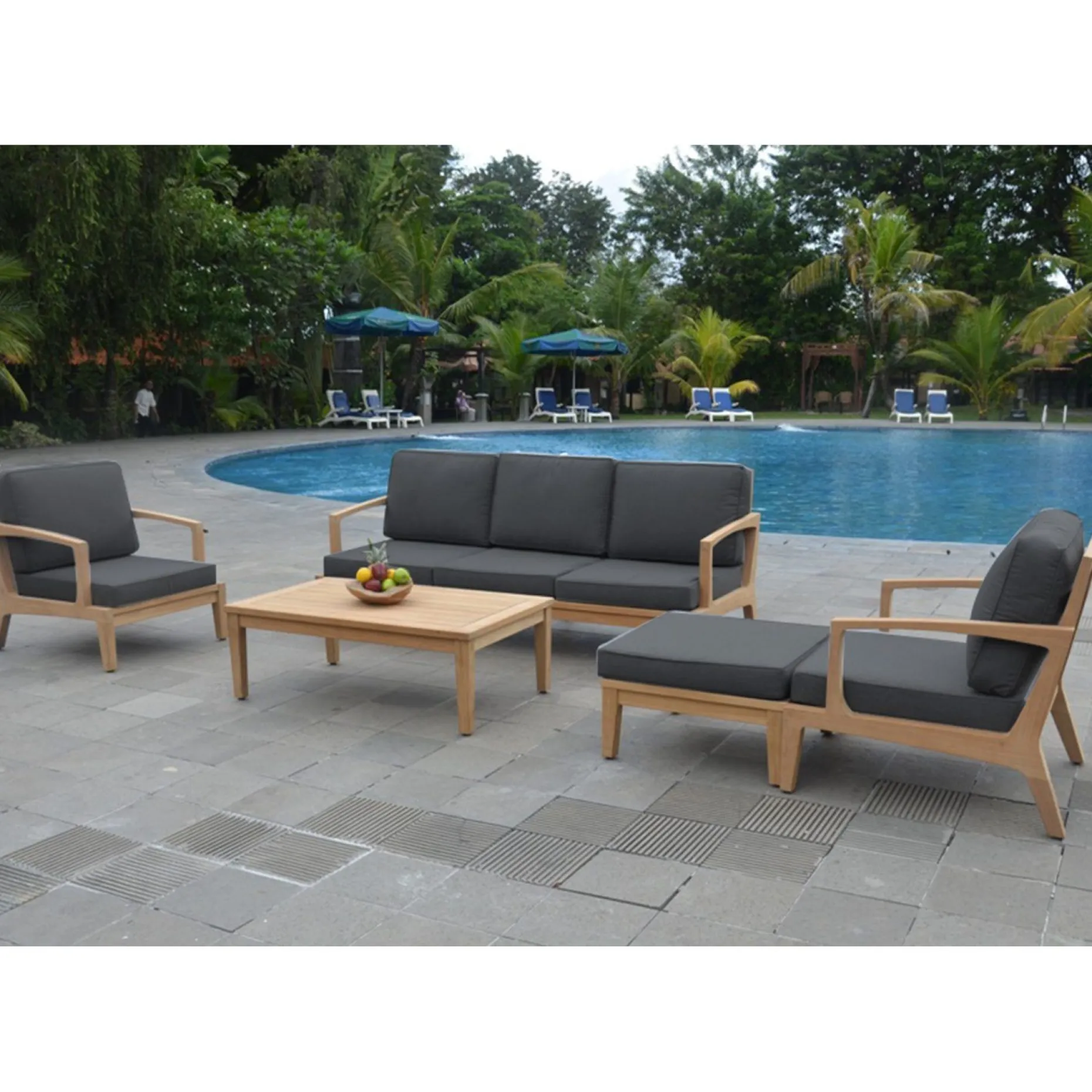 Lenestol HOME4YOU Maldive teak