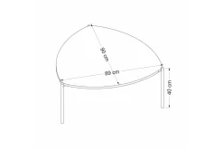 Lenny Sofabord 90 cm