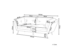 Lenvik 3-seters Sofa