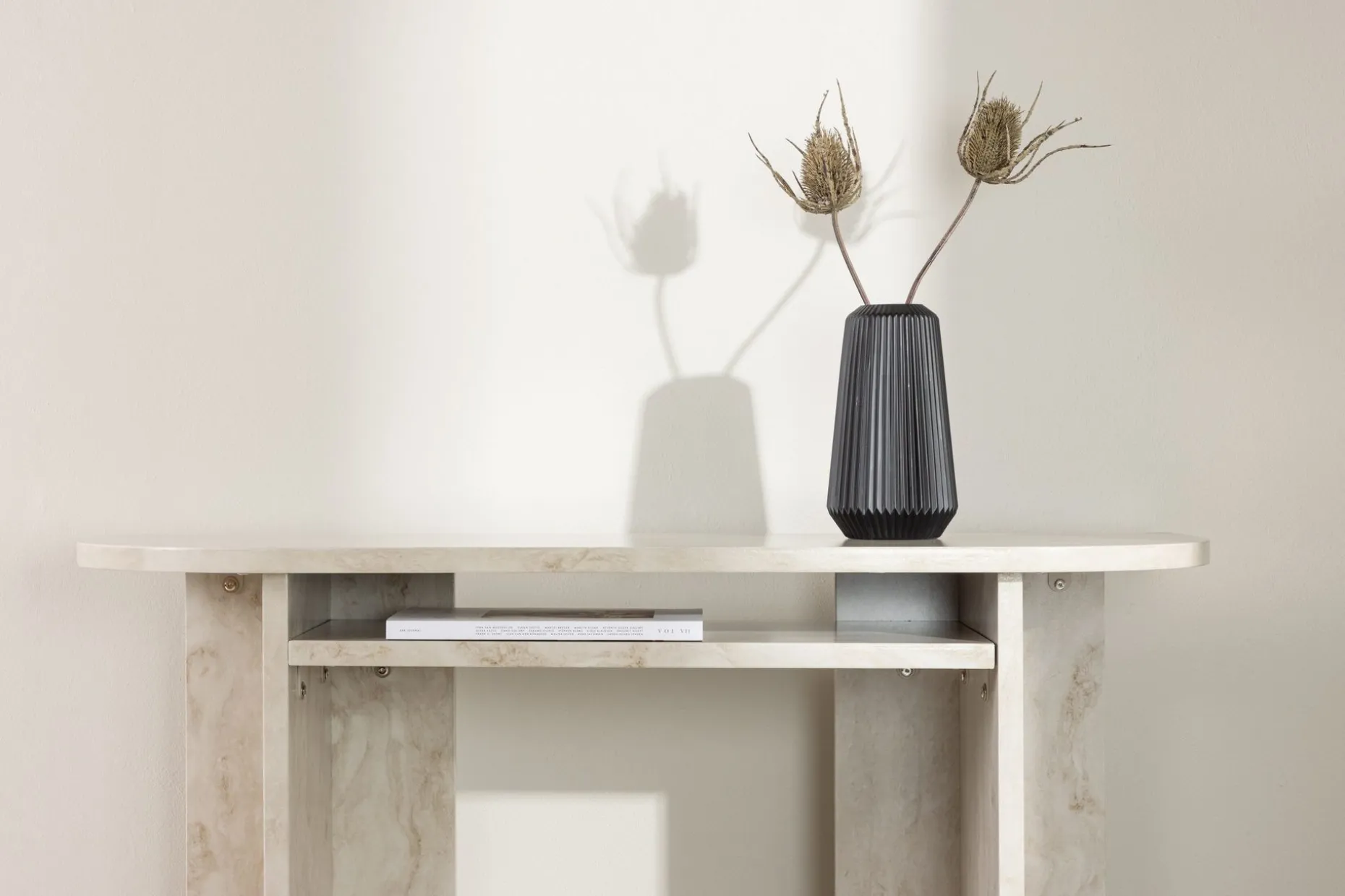 Ålesund Travertin Sidebord 120x40 cm