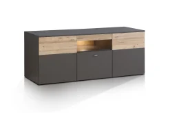 Lianne TV-benk 150 cm 2 Dører Skuff inkl. Belysning