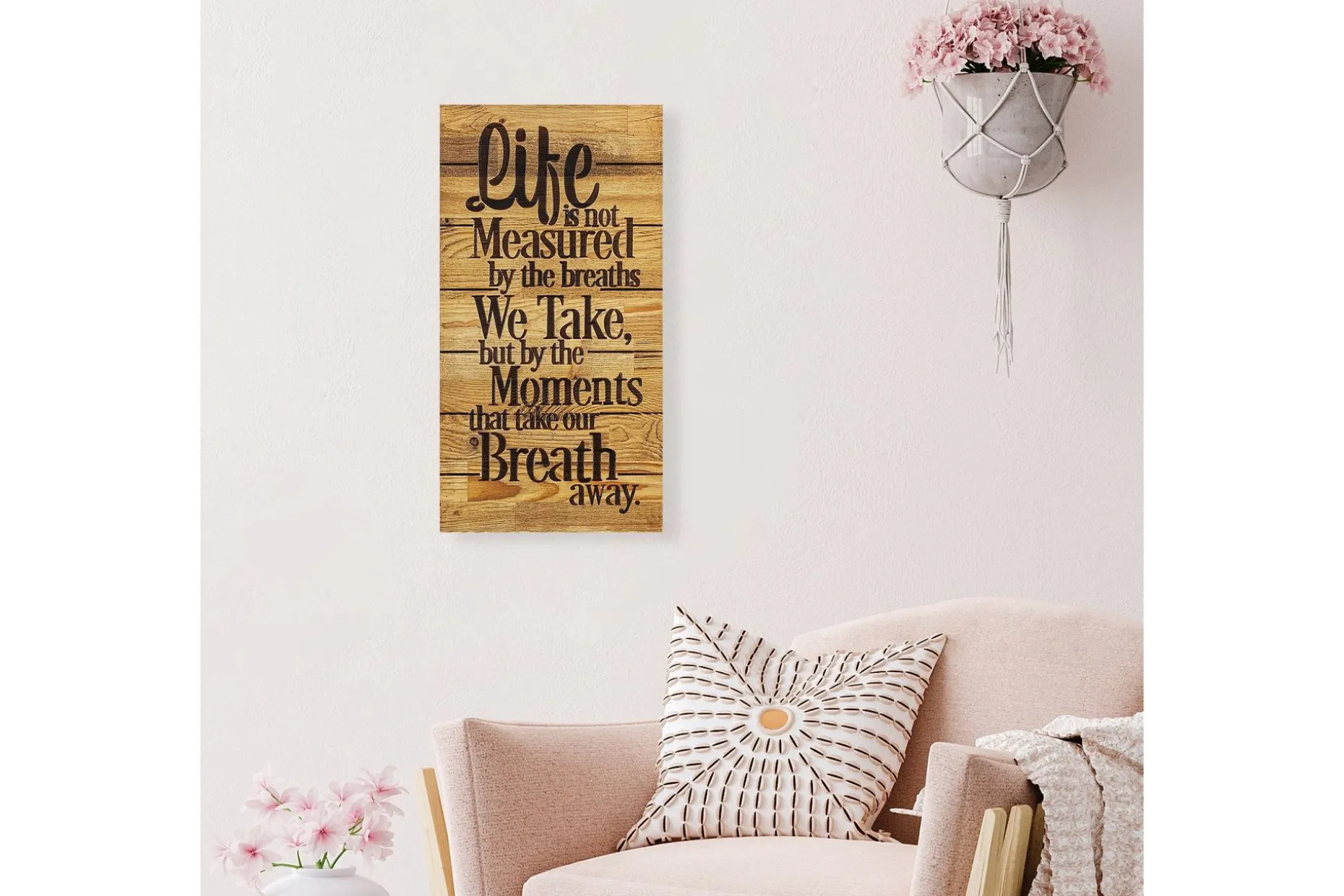 Life is Not Measured By Veggdekor