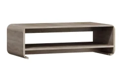 Linksa Soffbord 120 cm med Förvaring Hylla Beige||Grey