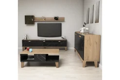 Living Room Furniture Set Eik|Marmor