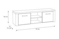 Loannia Tv-benk 151 cm
