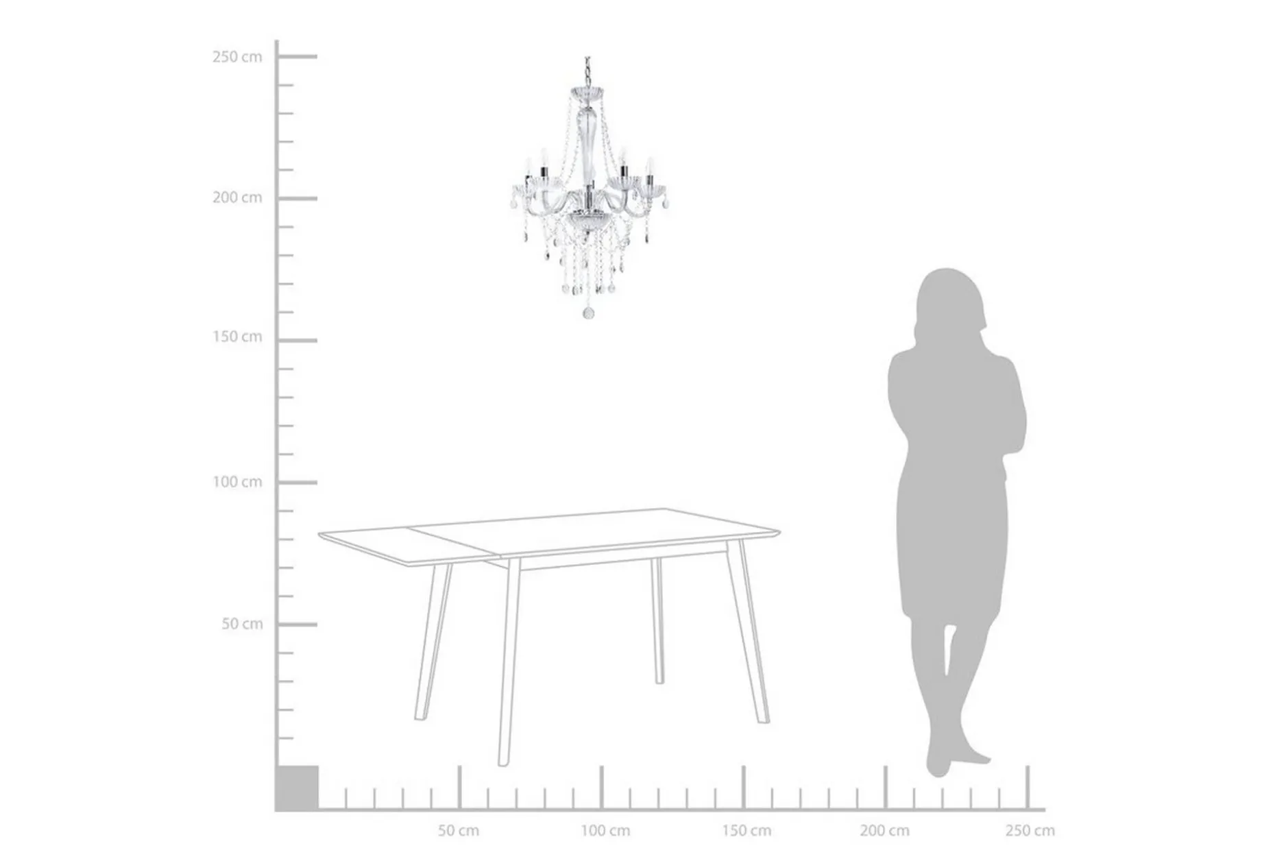 Locone Taklampe 79 cm