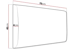 Lornel Stoppet Veggpanel 70x40 1 stk.