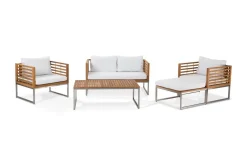 Loungegruppe BERMUDA akasietre med puter