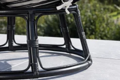 Loungestol Bonnie Svart/Hvit