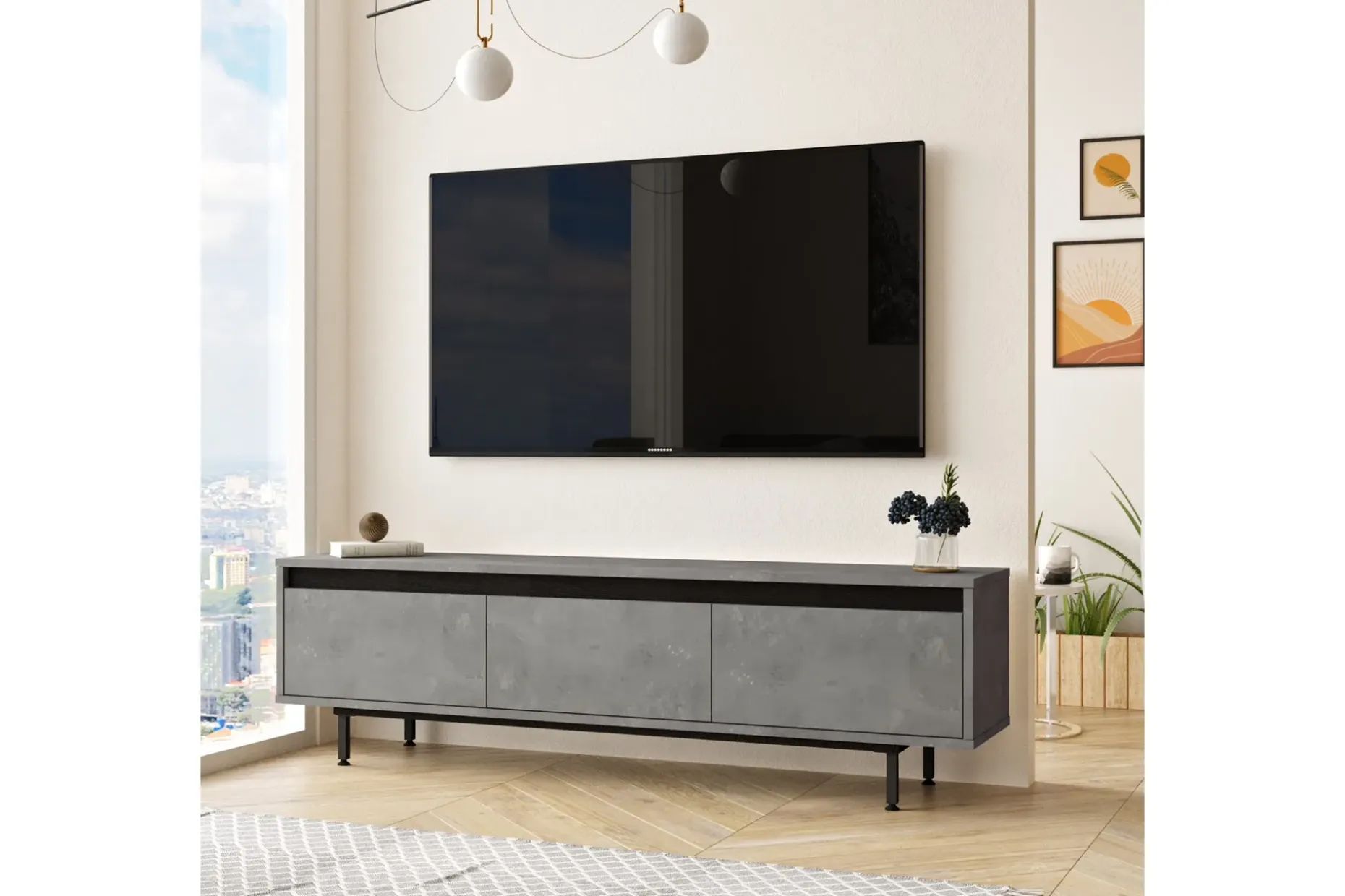 Lozyno Tv-benk 160 cm