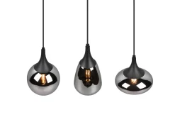 Lumina Pendellampe 3-os E14 Mattsvart