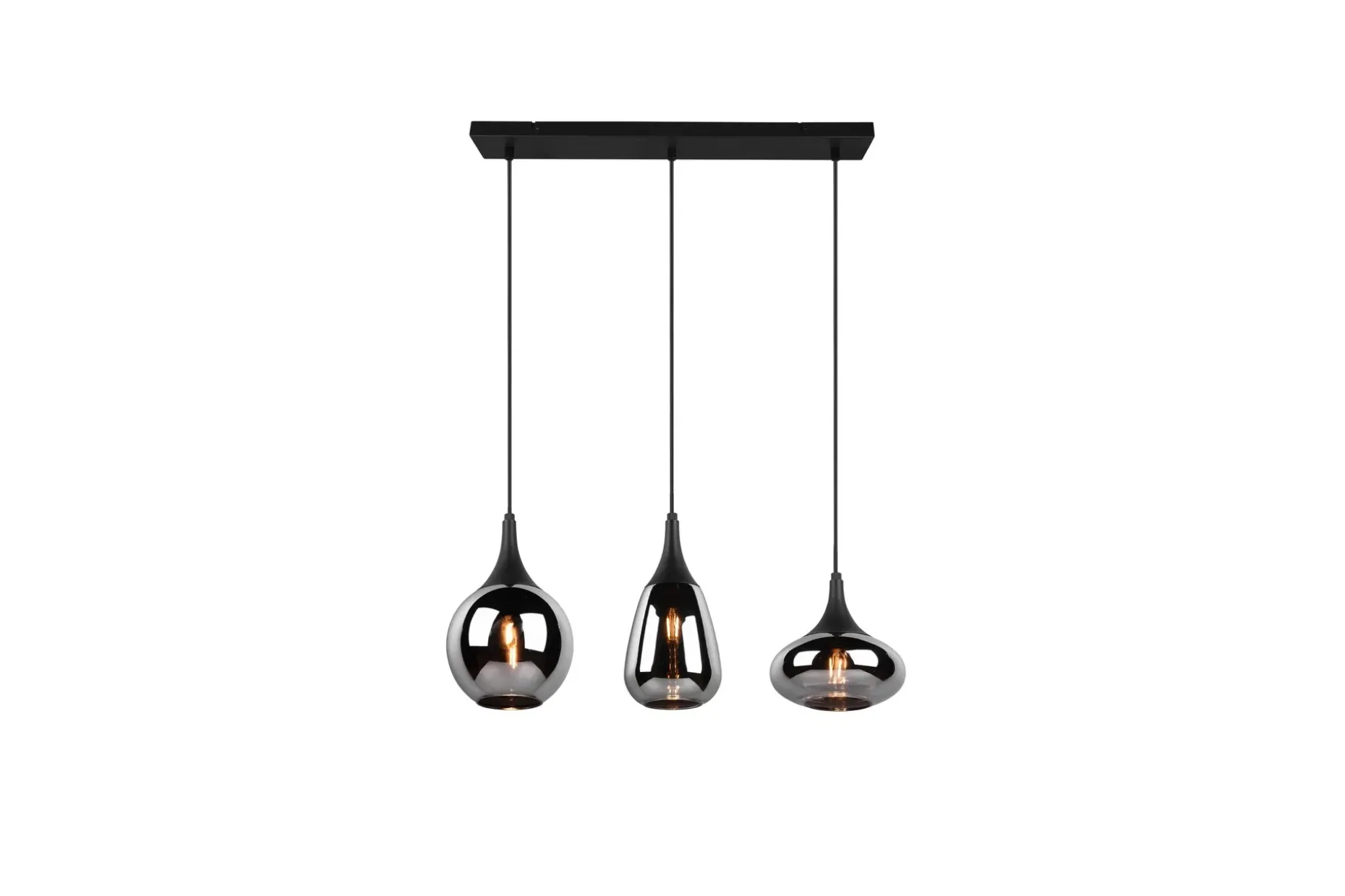 Lumina Pendellampe 3-os E14 Mattsvart
