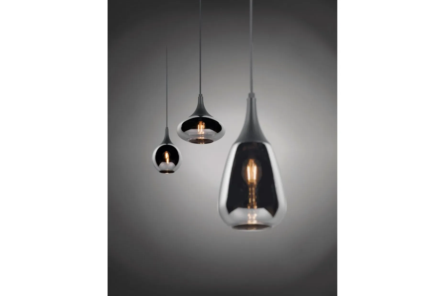 Lumina Pendellampe 3-os E14 Mattsvart