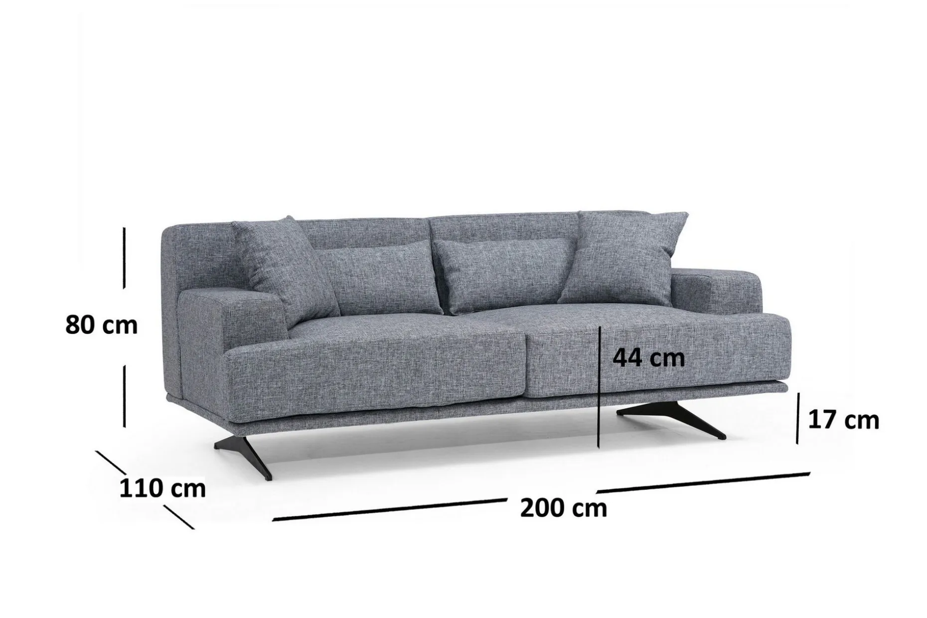 Lums 2-Seter Sofa
