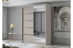 Lungos Garderobe med Speil 120x200 cm