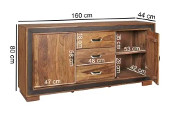 Luqman Skjenk 160x44 cm