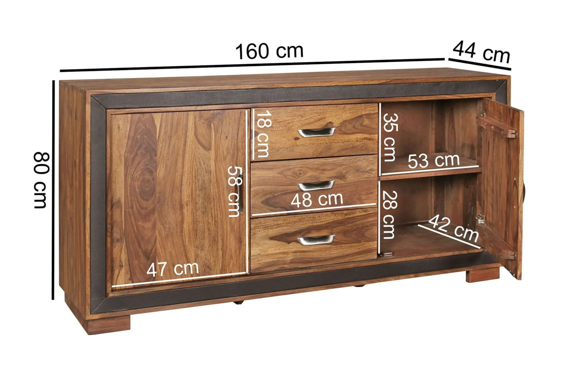 Luqman Skjenk 160x44 cm