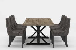 Lyon Premium Forlengningsbar Spisegruppe 200-290 cm+6 Tuva S