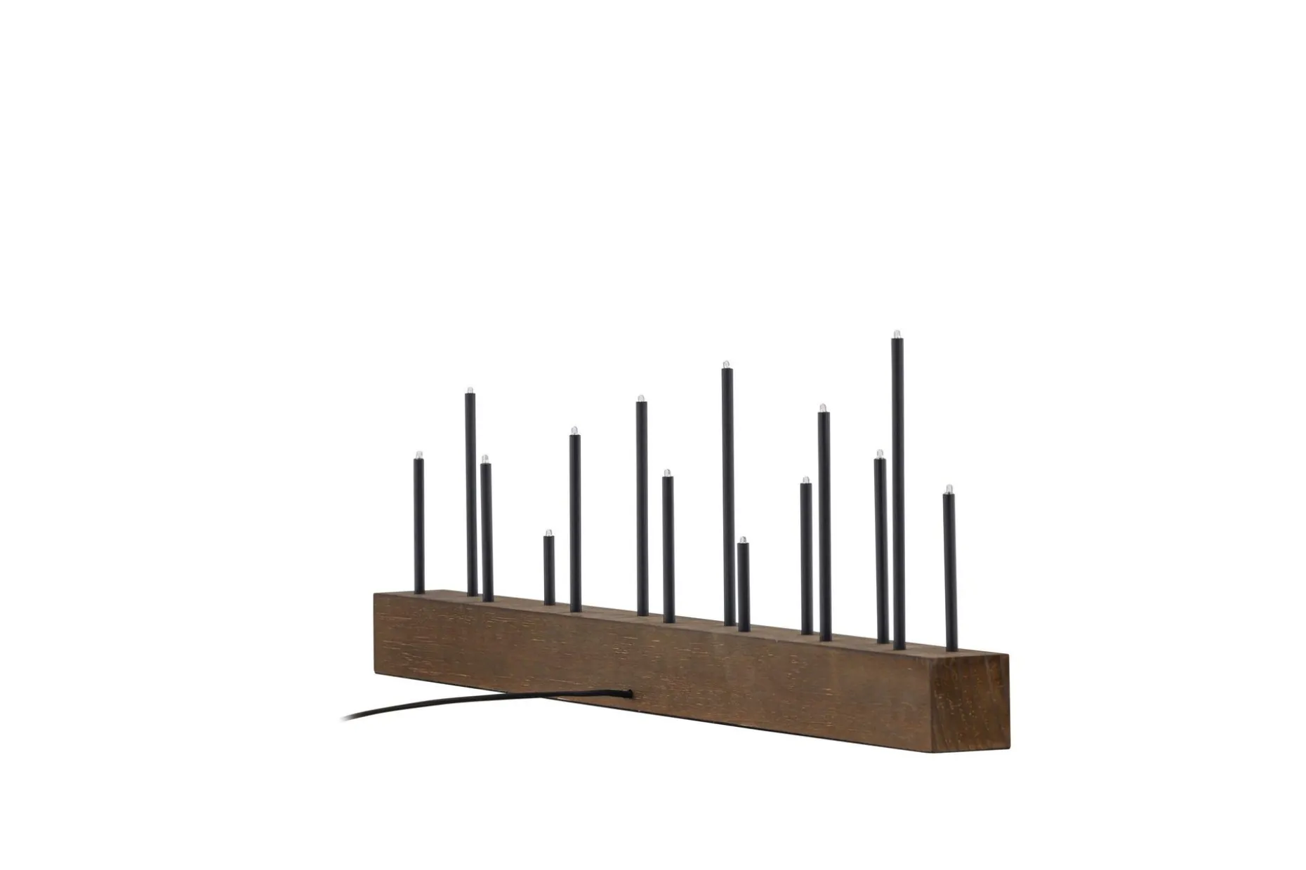 Lysestake og kandelaber til bord Venture Home Kungsberget lysestake Walnut