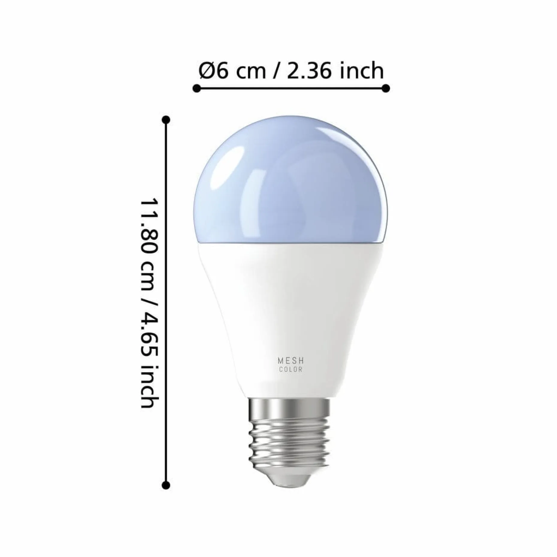 Lyskilde 2xLM-ZIG-RGB/CCT E27 A60 9W Opal