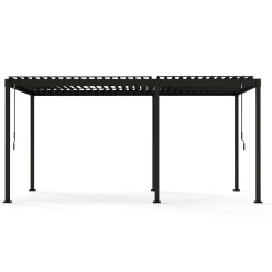 Lysthus HOME4YOU Mirador-80 mørk grå 3x5 m