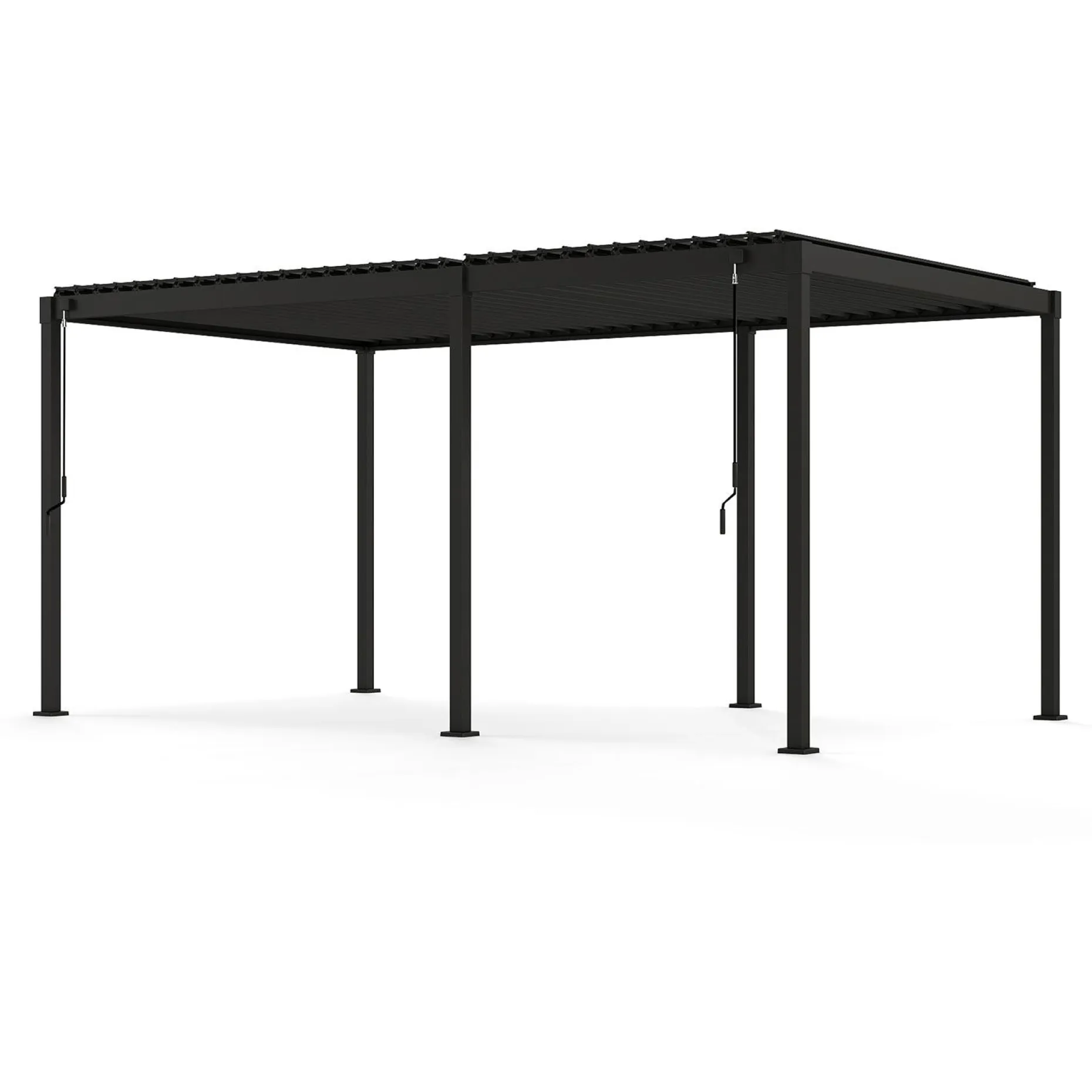 Lysthus HOME4YOU Mirador-80 mørk grå 3x5 m