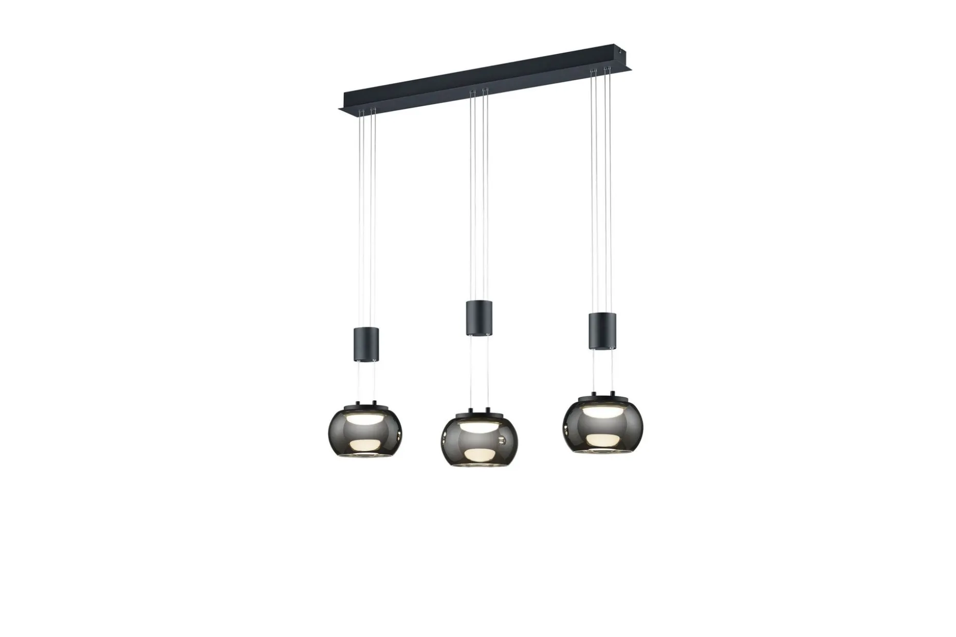 Madison LED-Pendellampe 3-os Mattsvart