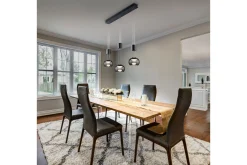 Madison LED-Pendellampe 3-os Mattsvart