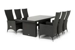 Majestic Spisegruppe 210+6 Jenny Regulerbare Stoler