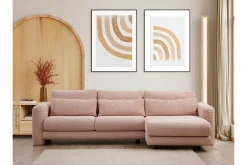 Makhan Sofa med Sjeselong 3-seter