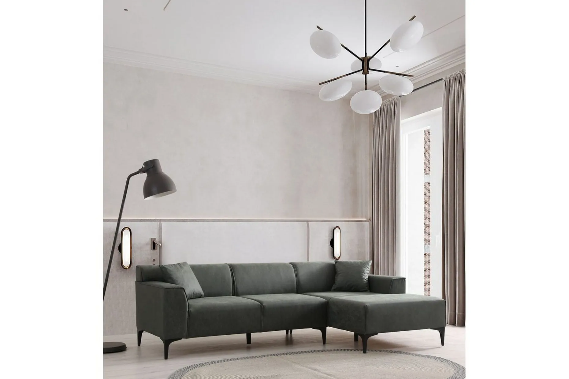 Malpani Sofa med Divan 3-sits