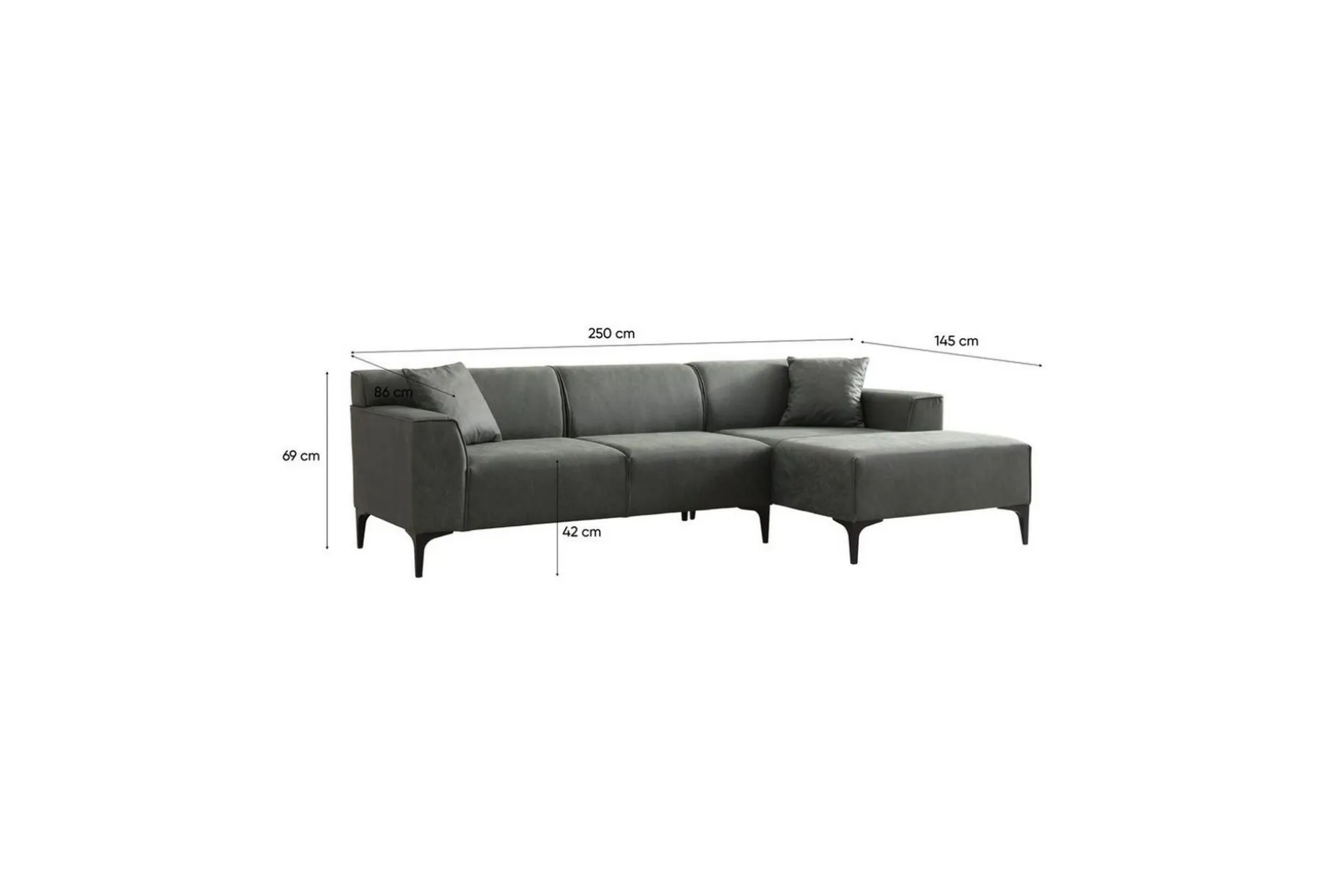 Malpani Sofa med Divan 3-sits