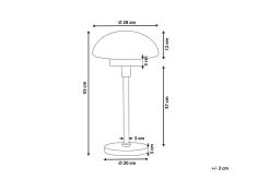 Maltiba Bordlampe 66 cm E27