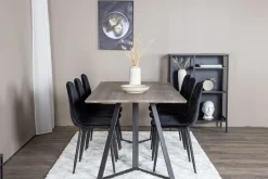 Malvina Spisegruppe 180 cm + 6 stk Ypas Spisestoler