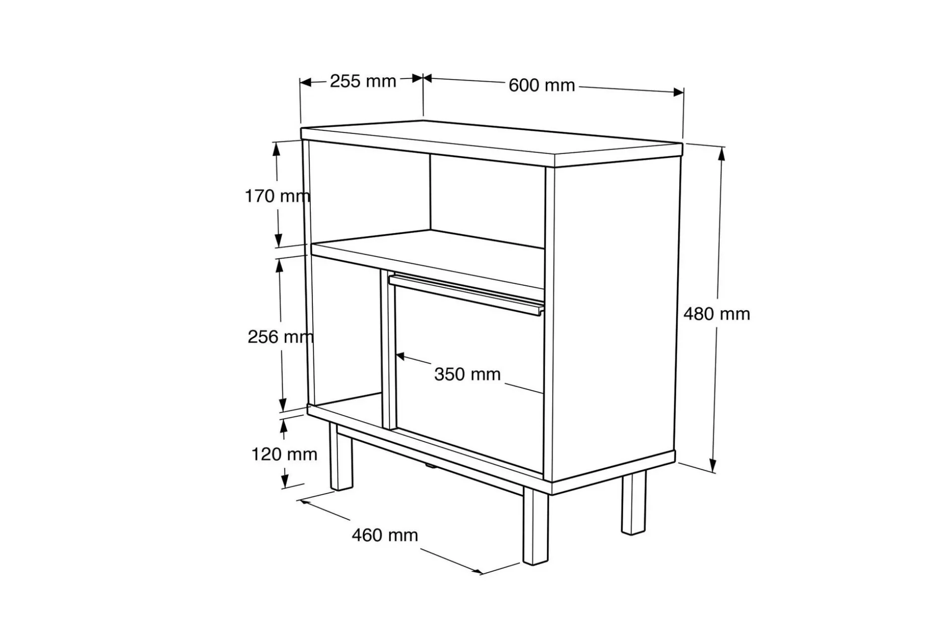 Manuja Skjenk 60 cm