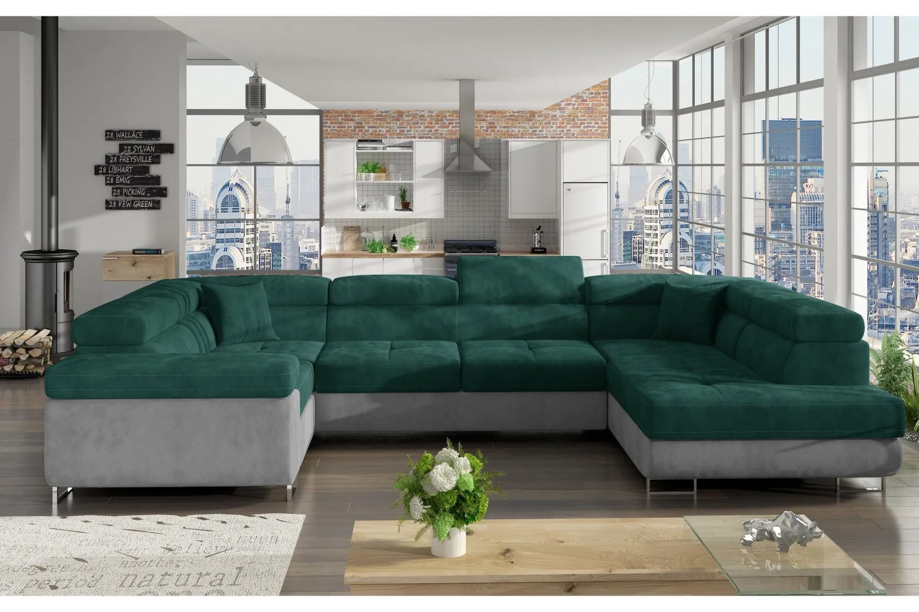 Marcelle Hjørnesovesofa
