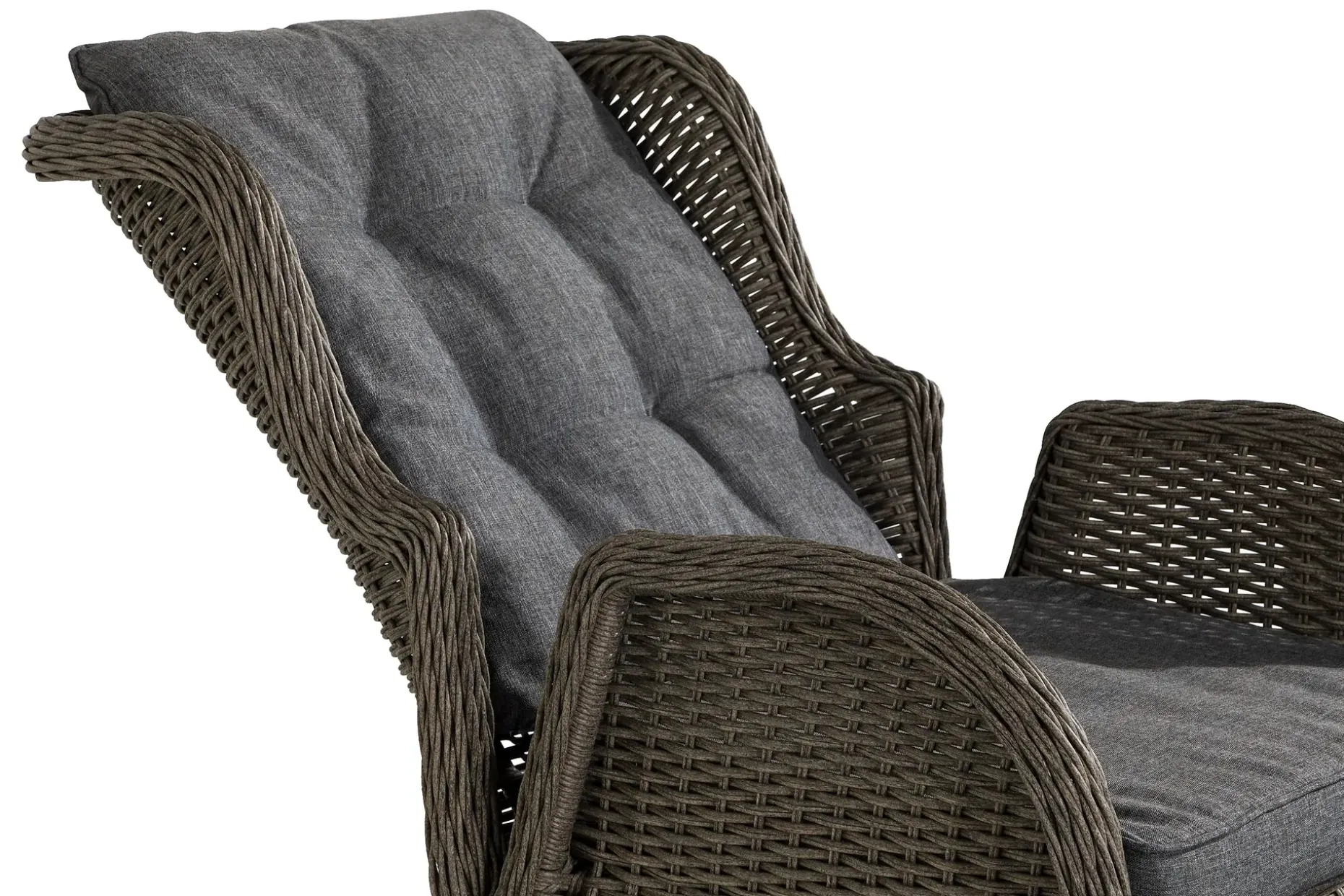 Marcus Cafésett med 2 Reclinerlenestoler m Pute