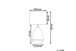 Mariab Bordlampe 63 cm E27