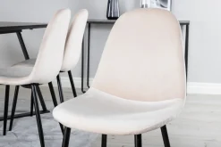 Marina Spisegruppe 180 cm Rektangulær med 6 Polar Stoler