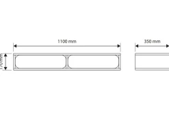 Marinport Veggskap 110 cm