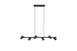 Marley Hengelampe 115 cm 6-deler Mattsvart