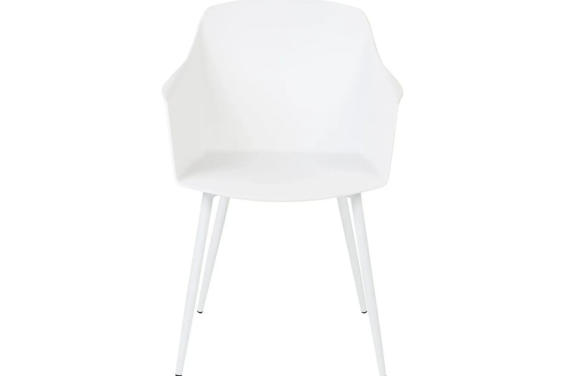 Matsalsstol Beliani Fonda set om 2 White